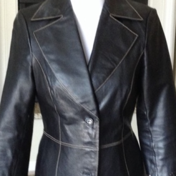 Classiques Black Leather Jacket From Nordstrom - Picture 7 of 8